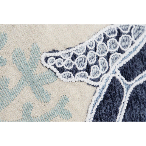 Cojín Home ESPRIT Tortuga Mediterráneo 45 x 15 x 45 cm