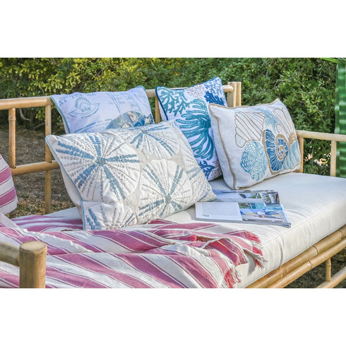 Cojín Home ESPRIT Mediterráneo 60 x 10 x 35 cm