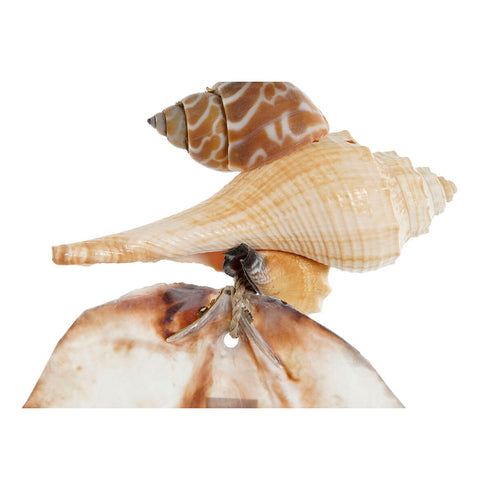 Decoración Colgante Home ESPRIT Azul Verde Mediterráneo 10 x 2 x 50 cm (2 Unidades)