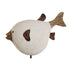 Figura Decorativa Home ESPRIT Blanco Natural Pez 24 x 10 x 33 cm