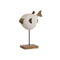 Figura Decorativa Home ESPRIT Blanco Natural Pez 24 x 10 x 33 cm