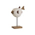 Figura Decorativa Home ESPRIT Blanco Natural Pez 24 x 10 x 33 cm