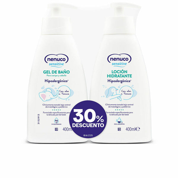 Gel de Ducha Nenuco Nenuco Sensitive Lote 2 x 400 ml 2 Unidades 400 ml