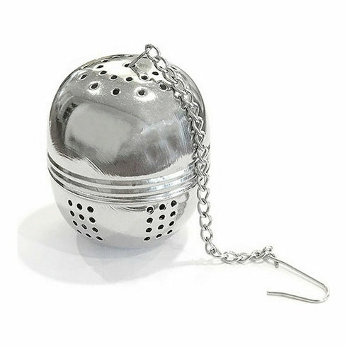 Filtro para Infusiones Acero Inoxidable Plateado (48 Unidades) (4,5 x 4 cm)