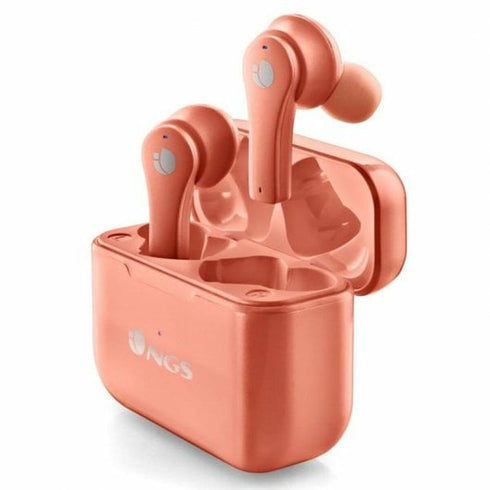 Auriculares in Ear Bluetooth NGS Artica Bloom Rosa Coral