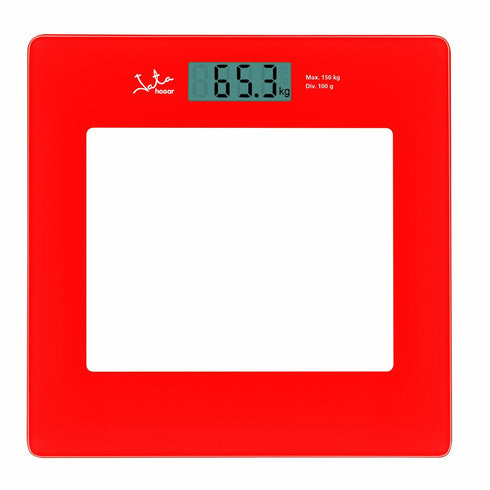 Báscula Digital de Baño JATA 290R Rojo
