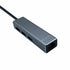 Hub USB Aisens Conversor USB 3.0 a ethernet gigabit 10/100/1000 Mbps + Hub 3 x USB 3.0, Gris, 15 cm