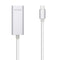 Adaptador USB a Ethernet Aisens USB-C RJ45 15 cm Plata
