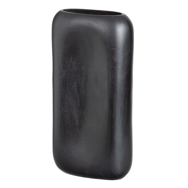 Jarrón 23 x 7 x 45 cm Negro Metal