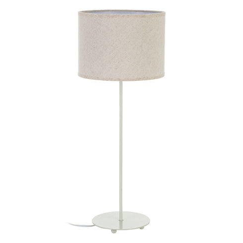 Lámpara de mesa Blanco Lino Hierro 60 W 220 V 240 V 220-240 V 25 x 25 x 63,5 cm