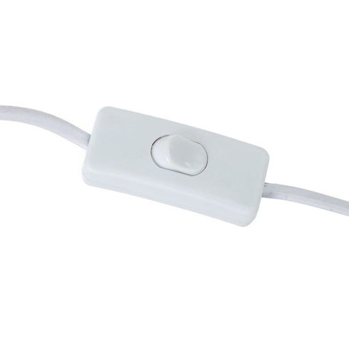 Lámpara de mesa Blanco Lino Hierro 60 W 220 V 240 V 220-240 V 25 x 25 x 63,5 cm