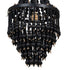 Lámpara de Techo 35 x 35 x 86 cm Negro Metal Madera