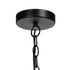 Lámpara de Techo 35 x 35 x 86 cm Negro Metal Madera