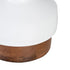 Lámpara de mesa Blanco Natural Algodón Madera Hierro Madera de mango 25 W 230 V 250 V 230-250 V 30 x 30 x 52 cm