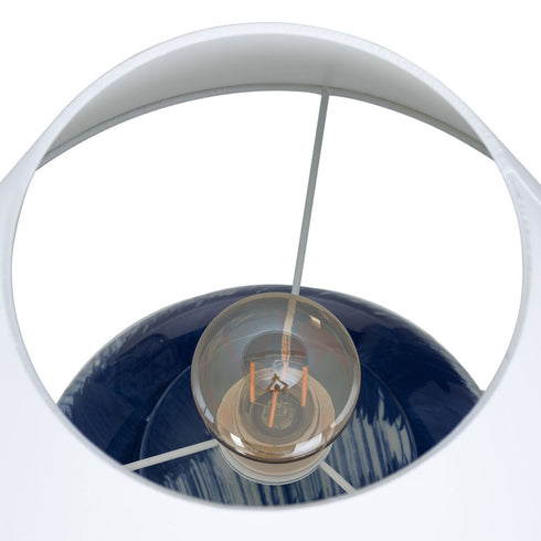 Lámpara de mesa Azul Cerámica 40 W 220 V 240 V 220-240 V 41 x 41 x 76 cm