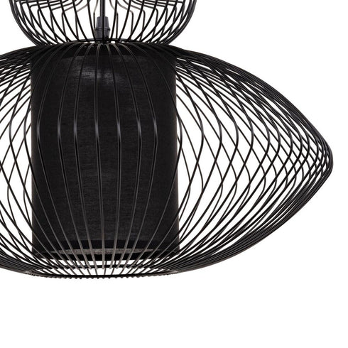 Lámpara de Techo 44,5 x 44,5 x 49 cm Ø 44,5 cm Negro Hierro