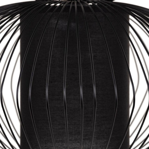 Lámpara de Techo 44,5 x 44,5 x 49 cm Ø 44,5 cm Negro Hierro