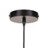 Lámpara de Techo 44,5 x 44,5 x 49 cm Ø 44,5 cm Negro Hierro