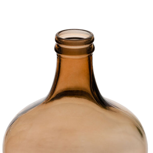 Garrafa Decorativa vidrio reciclado Caramelo 27 x 27 x 42 cm