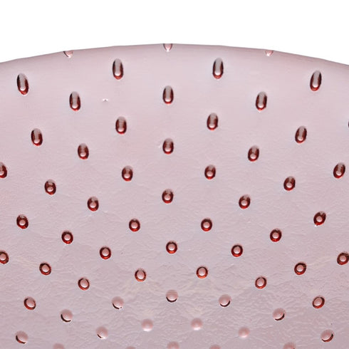 Centro de Mesa 30 x 30 x 9 cm Rosa vidrio reciclado