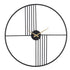 Reloj de Pared Negro Metal 60 x 5 x 60 cm