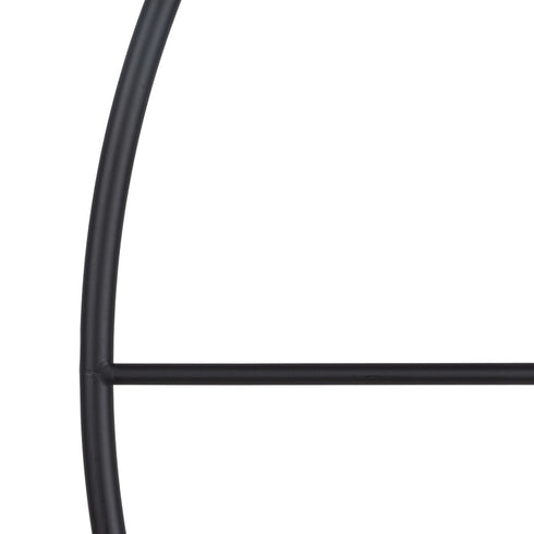 Reloj de Pared Negro Metal 60 x 5 x 60 cm