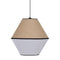 Lámpara de Techo Blanco Negro Natural Hierro Plástico 220-240 V 32 x 16 x 26 cm