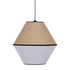 Lámpara de Techo Blanco Negro Natural Hierro Plástico 220-240 V 32 x 16 x 26 cm