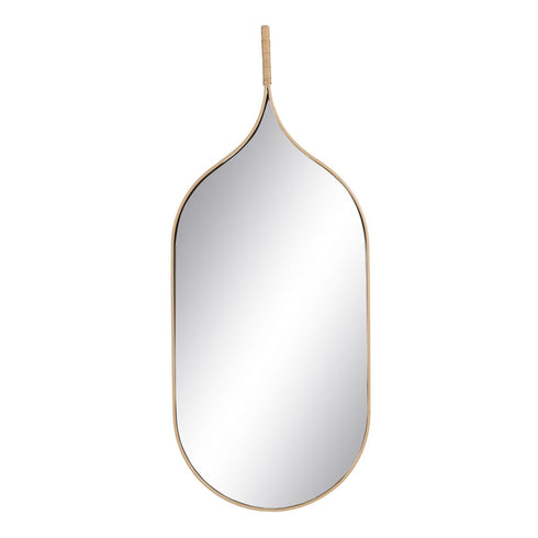 Espejo de pared Natural Cristal Madera MDF 37 x 2 x 90 cm