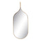 Espejo de pared Natural Cristal Madera MDF 37 x 2 x 90 cm