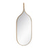 Espejo de pared Natural Cristal Madera MDF 37 x 2 x 90 cm