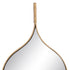 Espejo de pared Natural Cristal Madera MDF 37 x 2 x 90 cm