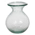 Florero WE CARE Beige vidrio reciclado 20 x 20 x 24,5 cm