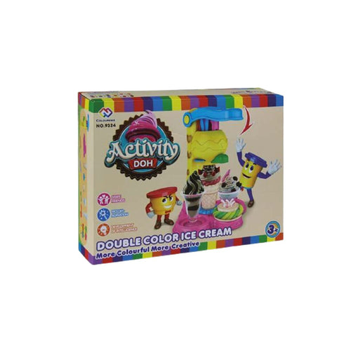 Juego de Plastilina Jugatoys Double Color Ice Cream