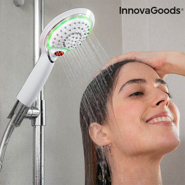 Ducha LED con Sensor e Indicador de Temperatura InnovaGoods