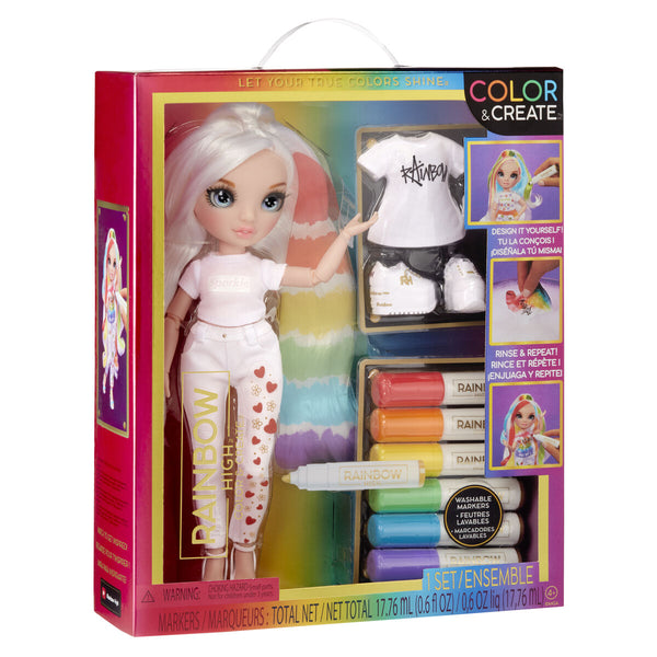 Muñeca Rainbow High Color & Create 22 cm
