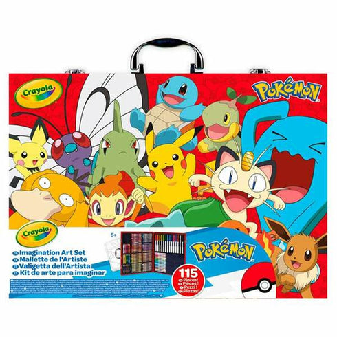 Set de Rotuladores Pokémon 115 Piezas