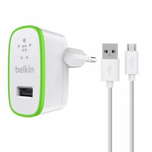 Cargador de Pared Belkin F8M886VF04-WHT Blanco Blanco/Verde