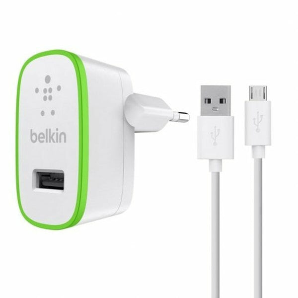 Cargador de Pared Belkin F8M886VF04-WHT Blanco Blanco/Verde