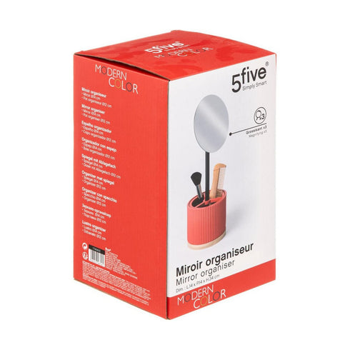 Espejo 5five Colors Rojo (14 x 14 x 35 cm)