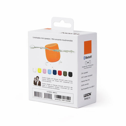 Altavoz Bluetooth Portátil Lexon Mino X Rosa claro 3 W