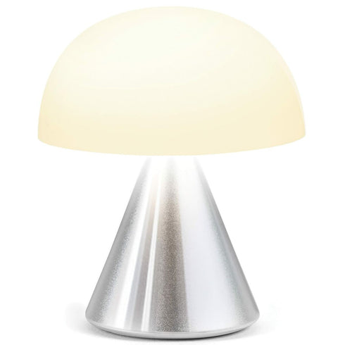 Lámpara de mesa Lexon Mina Batería recargable LED Plateado ABS