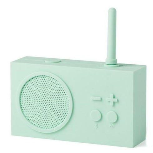 Altavoz Bluetooth Portátil Lexon TYKHO-3 Verde Claro Radio FM