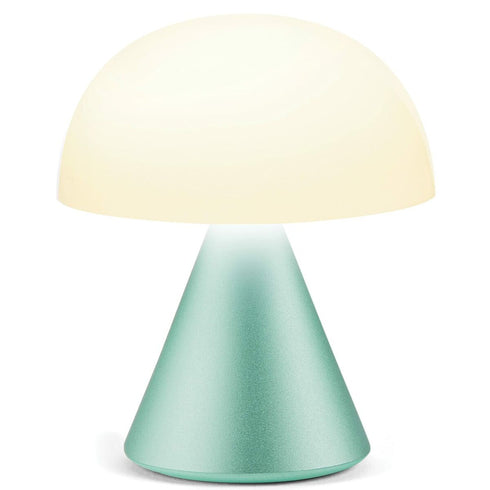 Lámpara de mesa Lexon Mina Batería recargable LED Menta ABS