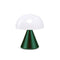 Lámpara de mesa Lexon Mina Batería recargable LED Verde oscuro ABS