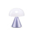 Lámpara de mesa Lexon Mina Batería recargable LED Morado ABS