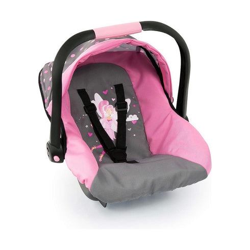 Silla para Muñecas Reig Deluxe Coche Gris Rosa