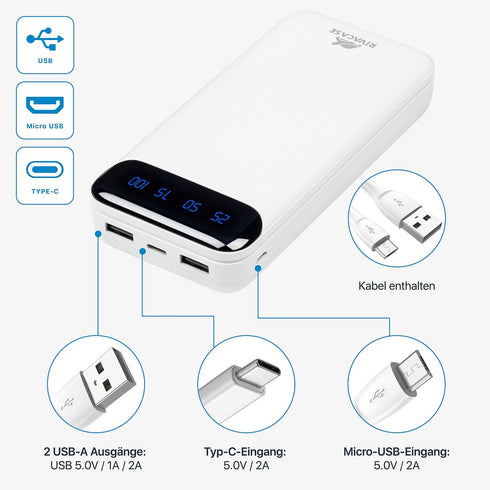 Powerbank Rivacase VA2280 20000 mAh