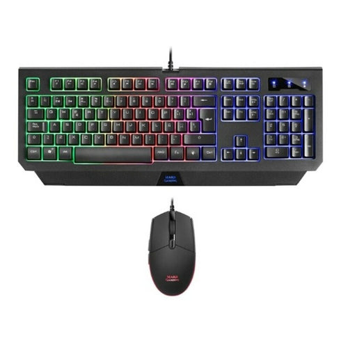 Teclado y Ratón Gaming Mars Gaming MCP100ES RGB USB Qwerty Español