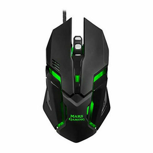 Ratón Gaming Mars Gaming MRM0 4000 DPI Negro